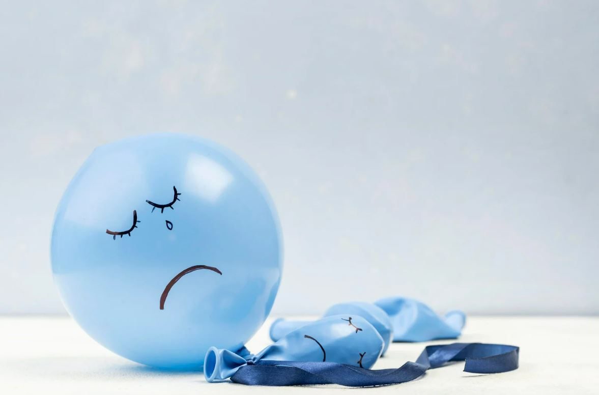 image ballon triste libre droits