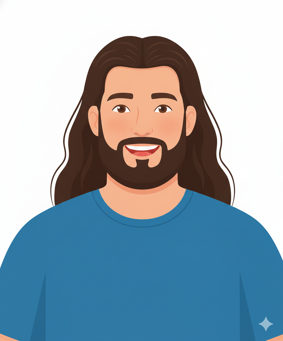 stagiaire homme bleu